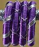 Kamule Set Of 2 Gota Lace Detailed Bangles - Light Lavender