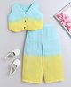 The Magic Wand Rayon Sleeveless Ombre Top With Coordinating Pant Set - Blue