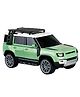 Kids Mandi Remote Control Defender 1:16 Scale Model Land Rover Rechargeable Car with Light - Sea Green