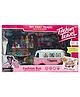 Kids Mandi Fashion Bus: Kids Doll with Bus Toy - Pink