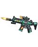 Kids Mandi Realistic Electric Sound and Light Toy Machine Gun for Shooting Games - Battery Operated Toy Gun