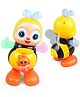 New Pinch  Dancing Swinging Happy Bee Battery Operated Toy With Lights And Music Entertainment Toy For Kids - color may vary