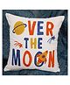 Orak Living Over  The Moon Cushion Cover- White