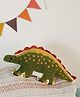 Orak Living Rexy The Dinosaur Shape Pillow- Green