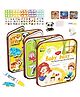 Elecart All-in-1 Reusable Water Painting Busy Book for Kids  Mess-Free Magic Coloring with Flashcards, Educational Montessori Learning Toy, Travel Activity for Toddlers, Cognitive Development (3+ Years)