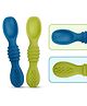 TONY STARK Silicone Spoon Set of 2, Baby Spoons Feeding, Weaning Spoon for Baby 6 to 12 Months, Gum Friendly, BPA Free, Soft & Durable Self-Feeding Spoons