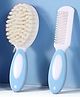 TONY STARK Baby Brush and Comb Set, Newborn Essentials Set with Baby Comb and Soft Bristle Hair Brush for Your Toddlers Scalp (Blue)