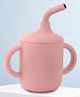 TONY STARK Baby Sipper Bottle with Straw Twin Handles Durable Straw Cup  - Pink