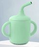 TONY STARK Baby Sipper Bottle with Straw Twin Handles Durable Straw Cup  - Green