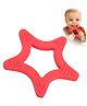 Babykins Star Shaped Silicone Teether Red