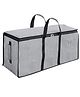 Storite Multi-Purpose Heavy Duty Moisture Proof 90 Litres Canvas Super-Size Jumbo Storage Bag/Toys/Blankets/Stationery/Clothes/Moving bags With Strong Reinforced Handles Rectangular(87x36x28cm), Grey