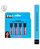 Sugar Pop 4 in 1 Mini Matte Lipcolour Kit | Vitamin E | Smudgeproof | Long-lasting Wear | 02 Bare Essentials - 1.1 ml Each