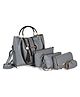 Fargo Handbag For Women And Girls COMBO SET OF 5 - Grey