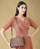 Fargo PU Women's Bucket Sling Bag - Rose Gold
