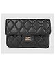 Fargo Black Sling Bag Women's Leatherette Sling Bag