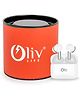 OlivLife Wireless Earbuds, White, Bluetooth in-Ear Headphones with Charging Case ( White)