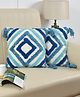 Kids wonders Boho cushion cover set of 2 - Offwhite & Blue