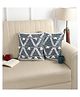 Kids wonders Boho cushion cover set of 2 - White & Teal Blue