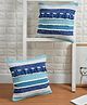 Kids wonders Boho cushion cover set of 2 - Light Blue & Blue