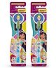 DUVON Kids Toothbrush | Disney Princess Cinderella | Extra Soft Bristles with Special Character Holder | Manual Toothbrush for Kids 3+ Years (Pack of 2)