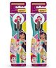 DUVON Kids Toothbrush | Disney Princess Ariel | Extra Soft Bristles with Special Character Holder | Manual Toothbrush for Kids 3+ Years (Pack of 2)