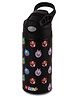 Cello Pixel 400 Insulated Water Bottle Classic Stainless Steel with Mickey Family Print Black - 400 ml
