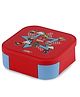 Cello Cosmos Super Heroes Inner Steel Outer Plastic Lunch Box 500 ml - Red