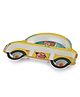 Cello Melmo Racers Printed Melamine Plate - Yellow