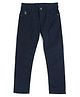 US Polo Assn Cotton Knit Full Length Solid Jeans - Navy Blue
