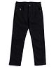 US Polo Assn Cotton Knit Full Length Solid Jeans - Black