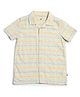 US Polo Assn Cotton Knit Half Sleeves Shirt With Brand Name Print - Green