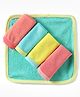 OHMS Terry Knit Wash Cloth Pack of 5 L 24 x B 22 cm - Multicolor