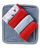 OHMS Terry Knit Wash Cloth with Vehicle Print & Solid Pack of 5 L 24 x B 23 cm - Multicolor