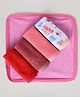 OHMS Terry Knit Wash Cloth  with Animal Print & Solid Pack of 5 L 24 x B 22 cm - Multicolor