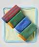OHMS Terry Knit Wash Cloth Pack of 5 L 24 x B 22 cm - Multicolor