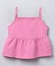 Taffykids Sleeveless Solid Peplum Top - Pink