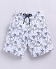 Kidcity Soft Cotton Sinker Tree Printed Shorts - Light Grey