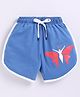 Kidcity Soft Cotton Sinker Butterfly Printed Shorts - Light Blue