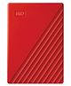 Western Digital WD 2TB My Passport Portable Hard Disk Drive, USB 3.0 with Automatic Backup, 256 Bit AES Hardware Encryption,Password Protection,Compatible with Windows and Mac, External HDD-Red