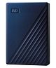 Western Digital 2TB My Passport - Portable External Hard Drive, USB 3.0 (Blue) with Type C USB Adapter - Compatible with Mac, PS4 & Xbox, Time Machine Ready & Password Protection (WDBA2D0020BBL-WESN)