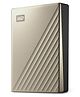 Western Digital  2TB My Passport Ultra Portable Hard Disk Metal Drive, USB-C & USB 3.1 with Automatic Backup,Password Protection, Compatible with Windows&Mac, External HDD-Gold