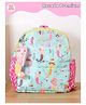 Rosada Mermaid Printed Backpack for Kids With Matching Keychain hanging, Waterproof Trendy and Spacious Kids Backpack, Stylish Bag for Kids - Large(13 Inches)