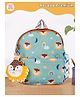 Rosada Fancy Lion Printed Backpack for Kids With Matching Keychain hanging, Waterproof Trendy and Spacious Kids Backpack, Stylish Bag for Kids - Large(13 Inches)