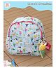 Rosada Ice-Cream Printed Backpack for Kids With Matching Keychain hanging, Waterproof Trendy and Spacious Kids Backpack, Stylish Bag for Kids - Medium(11 Inches)