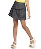 Under Fourteen Only Embroidered Frill Detailed Skirt - Grey