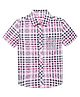 Under Fourteen Only Half Sleeves Checked Shirt - Pink
