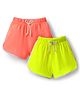 CrayonFlakes Pack Of 2 Side Taped Shorts - Orange