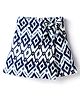 CrayonFlakes Rayon Woven Ikat Printed Skort - Off White