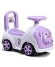 RABBIT Ride On with LED Lights & Music With Storage Fully Assemble - Purple| Foot-to-Floor Operation| Under Seat Storage| High Backrest| Comfortable Seat| Activity Gifting Option