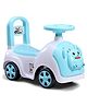 RABBIT Ride On with LED Lights & Music With Storage Fully Assemble - Teal Blue| Foot-to-Floor Operation| Under Seat Storage| High Backrest| Comfortable Seat| Activity Gifting Option